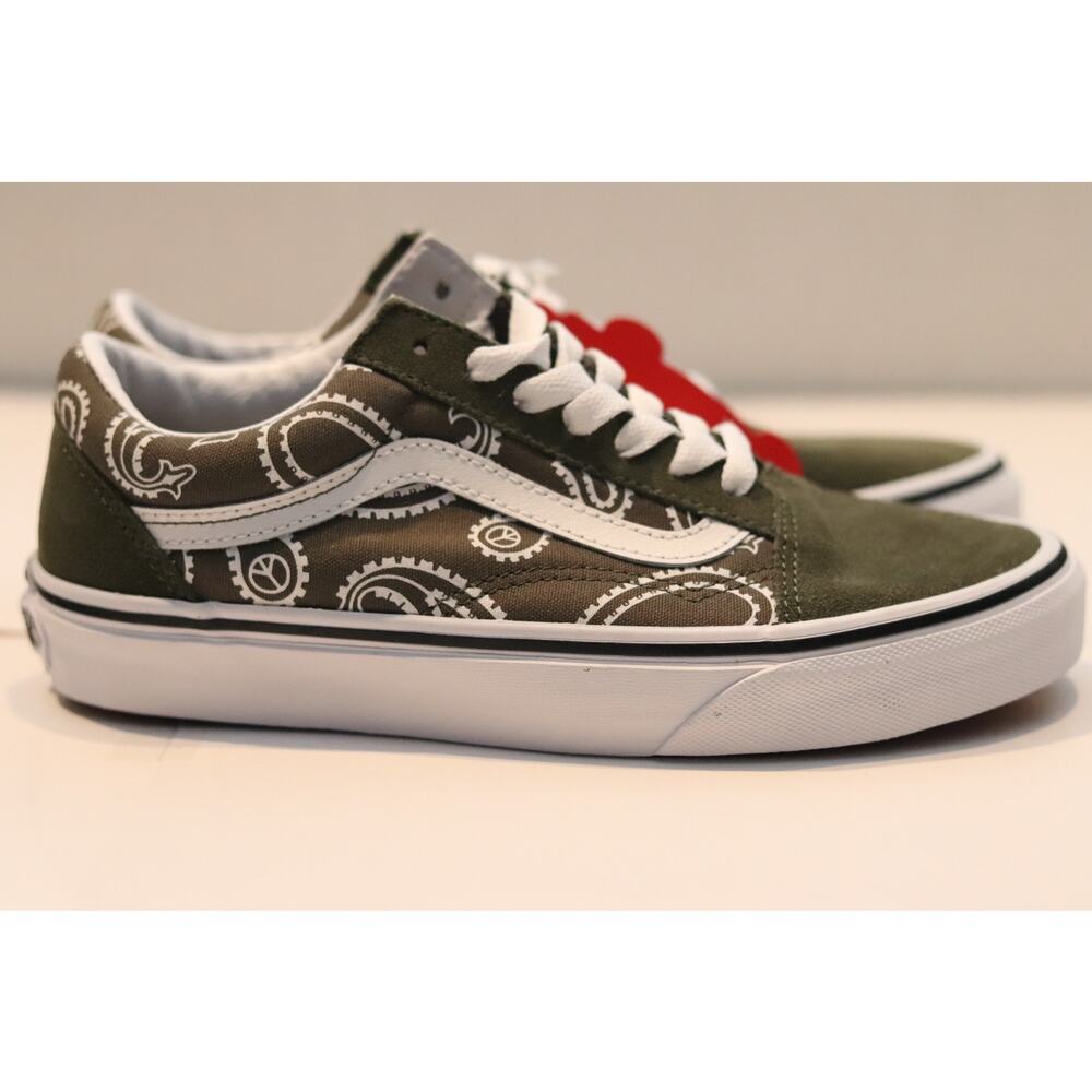 Vans Old Skool Peace Paisley Sz 6